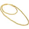 VLNET Vestopazzo collana bracciale snake piccolo in ottone riciclato e placcato in argento.Nickel tested.LAvorazione artigianale (Ottone)