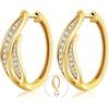 Miaofu Orecchini Perle Orecchina Perla Pendenti Goccia Argento Oro Bianco Miaofu Pendente Donna