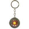 Handmade Sunlight Knight Shield sun portachiavi collana in metallo accessori cosplay gioco