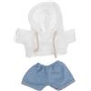 YARNOW 1 Set vestiti da orso di peluche outfit peluche carino vestiti colorati per peluche vestiti di orso di peluche vestiti per bambole di peluche vestire vestiti di peluche cose stoffa