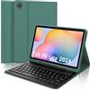 JADEMALL Custodia Tastiera per Samsung Tab S6 Lite 2024 10.4 - Italiana QWERTY Layout Tastiera Bluetooth con Portapenne per Samsung Galaxy Tab S6 Lite 2024/2022, Verde scuro