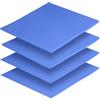 Aairhut Thermal Pad Termico 6W/MK 4 Pack, 100x100mm 0,5mm + 1mm + 1,5mm + 2mm Silicone Pad di Raffreddamento GPU Non Conduttivo Resistenza al Calore Extreme Odyssey Cover