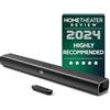 Majority Naga 80 Soundbar Bluetooth per TV | Barra Audio 2.2 Canali 140W con Subwoofer Integrato | HDMI ARC, Ottico, AUX, USB | Soundbar per Smart TV con Suono Surround 3D