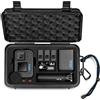 Lekufee Custodia Rigida Impermeabile da Viaggio per GoPro Hero 13/12/11/10/9, Hero 4K, Media Mod e altri accessori (solo custodia e borsa)