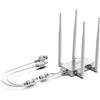 VONETS VBG1200 Mini Ponte Wireless Industriale Doppia Banda WIFI/Ripetitore/Router con 2,4 GHz/5 GHz e 4 antenne esterne, ideale per impianti industriali, SPS, robot