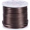 BENECREAT 17m 3mm Filo di Alluminio Filo Metallico per la Produzione Artigianale Filo Artigianale in Alluminio con Perline Calibro 9 Cammello