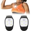 Weewooday Luci a Clip per Corsa di Notte all'Aperto Luce LED Ricaricabile USB Riflettente Luce di Sicurezza in Plastica per Ingranaggi Leggeri Accessori per Jogging Passeggiata del Cane (2 Pacco)