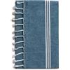 SACAR Telo Mare Fouta - 100% Cotone Assorbente e Leggero - Ideale per Spiaggia, Piscina, Fiume, Campeggio e Casa (BLUE Singolo 90x180 cm)