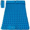 FORRINX Materassino da campeggio autogonfiante 2 persone ultraleggero 200 * 130CM Materasso doppio impermeabile per esterni, escursioni, tenda, spiaggia