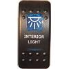 ESUPPORT E Support 12V 20A Bar Interruttore a Levetta Blu Led Luce Interruttore a Bilanciere Pulsante Interiore Barca Auto Impermeabile 5pin Interior