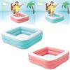 Intex Piscina baby rettangolare 86x86x25 cm