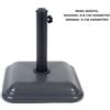 Gerimport Base per ombrellone 12kg grigio