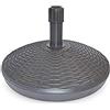 Fraschetti Base per ombrellone in rattan 45x45 lt.22 grigia