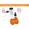 Glong Raccordo di ingresso o scarico per FCP 180S-450S