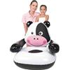 Bestway Poltrona gonfiabile mucca Bestway per bambini