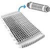 MAYTRONICS DOLPHIN Spazzola in pvc combinata lunga grigia Diagnostic