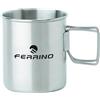Ferrino Tazza in acciaio inox Ferrino manico pieghevole