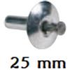 Pool's Chiodo ad espansione in alluminio 25,5 mm 10 pezzi