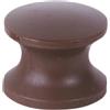 Hafele Pomello per Serratura D. 22 mm colore marrone