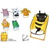 Due esse distribuzioni Sedia bimbi nylon animali