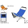 Due esse distribuzioni Sedia mare metallo