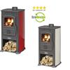 K-line Stufa a legna K-line Koral 7,3kw rosso o beige