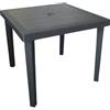 Fraschetti Tavolo in resina boheme nero 90x90xH74