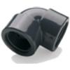 Tasco Gomito 90° in pvc filettato D.1.1/2" Femmina PN16