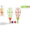 Due esse distribuzioni Gioco set 2 racchette 2 palline