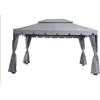 G.T.R. Gazebo Royal 3x4mt grigio