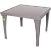 Enrico Coveri Tavolo Coveri Stee/Wiker quadrato grigio ie