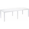 G.T.R. Tavolo queen bianco 220x90x72 h con prolunga