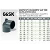 Tasco Gomito 90° d.50 con inserto valvola sfogo aria