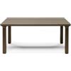 Scab Giardino Tavolo tavolone 170x100 bronzo intrecciato