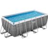 Bestway Piscina Power Steel rattan rettang. 412x201x122h