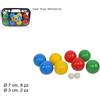 Due esse distribuzioni Cestino Bocce 8+2 pz