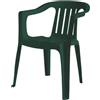 Scab Giardino Poltrona Giada verde bosco kit 4 pezzi