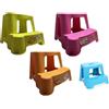 Due esse distribuzioni Kit 2 sgabelli in resina 2 gradini per bambini