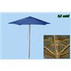 General Trade Ombrellone palo in legno 250 cm blu