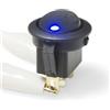 Trigano Interruttore tondo da pannello con led di colore