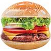 Intex Isola galleggiante Hamburger 145x142 cm