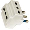 Welkhome Spina adattatore tre posti grande 10 pezzi