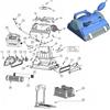 MAYTRONICS DOLPHIN Spazzola pvc grigia per pulitore Diagnostic 2010