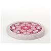 Gerimport Cuscino tondo fantasia rosso 40x4cm.