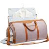 ZRSUN Borsa porta abiti, rosa, Da viaggio