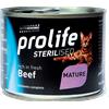 Prolife Sterilised Cibo Umido per Gatti Sterilizzati - Manzo - 6x200 gr - Mature