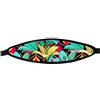 Best Divers, Cinturino Maschera in Neoprene, Terminali a Strappo, HAWAII