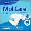 Molicare Hartmann MoliCare Premium Elastic 6 Gocce Slip Incontinenza Taglia XL (14 pezzi)
