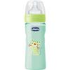 CHICCO (ARTSANA SpA) Chicco biberon well being colorato in polipropilene unisex da 250 ml medium silicone