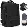 SEAFEW Borsa da Cabina per Ryanair 40x30x20, Bagaglio a Mano Zaino per Ryanair, Lavoro e Scuola Trekking Casual Daypack Impermeabile per laptop 14,A1-Nero